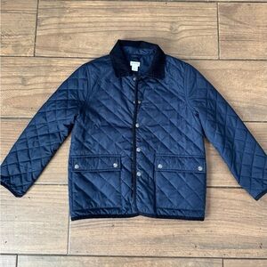 Crewcuts Navy Quilted Kids Jacket 6-7